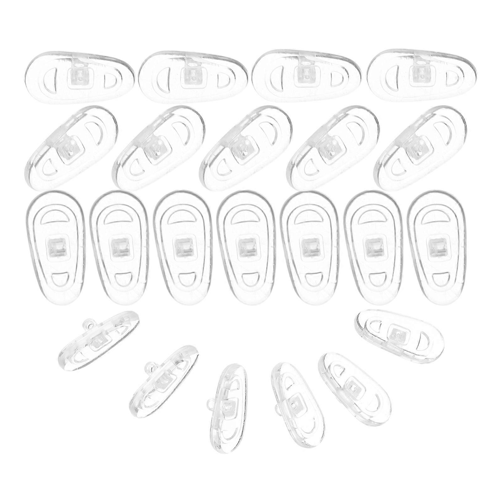 Soft Silicone Nose Pads For Sunglasses: Anti-Slip Nose Cushions Designed For Eyewear Users Offering Easy To Clean Feature 25Pcs