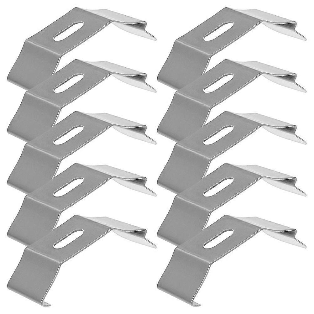 Iron Vertical Blind Clips for Home Use with 20Pcs Silver Clamp Brackets