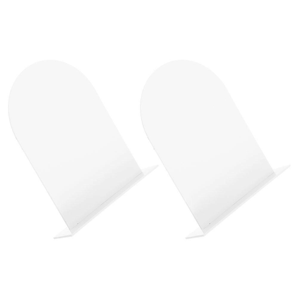 White Acrylic Table Numbers Sign for Wedding Reception with 2Sets