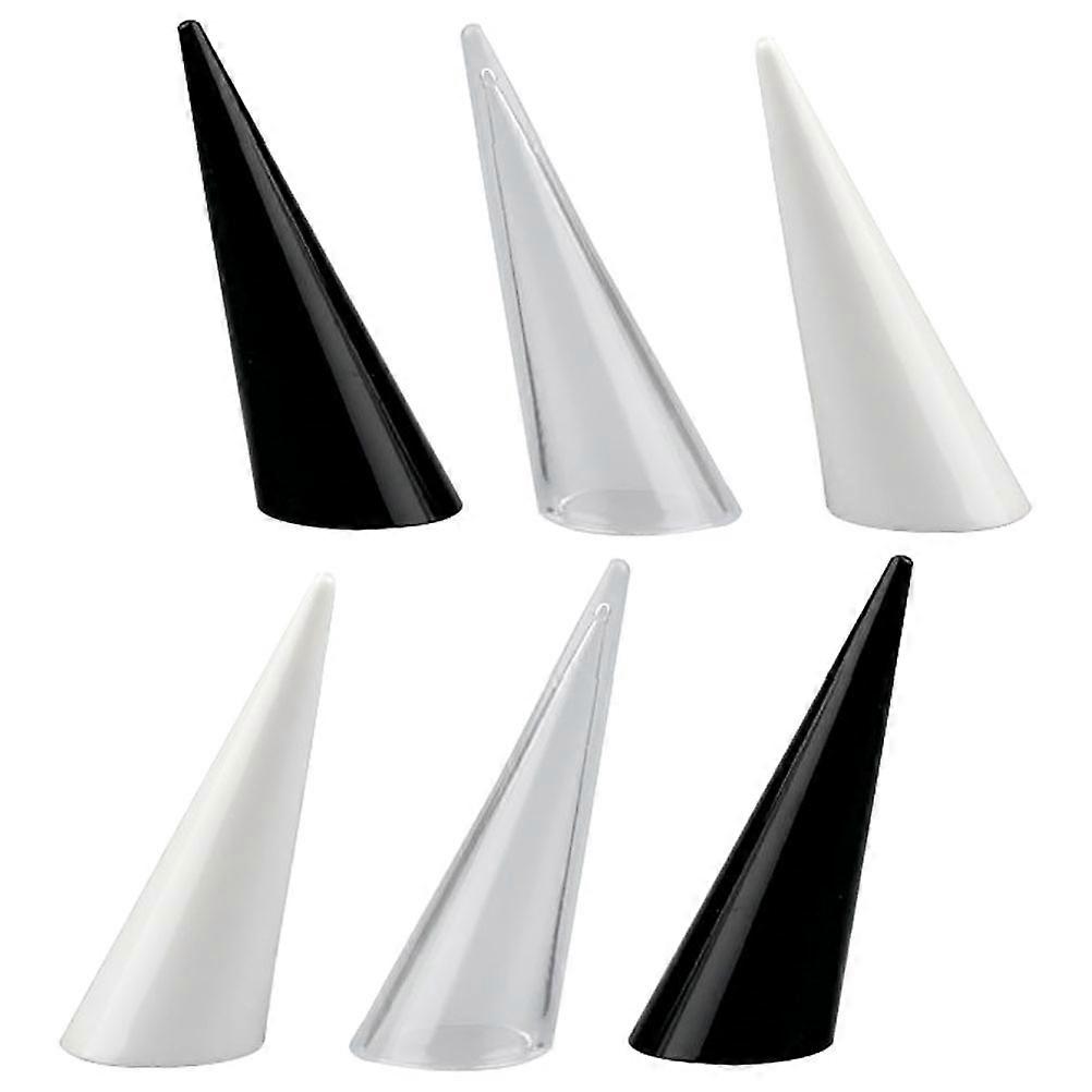 Ring Display Rack Finger Ring Display for Storage 18Pcs Cone Shaped Holders