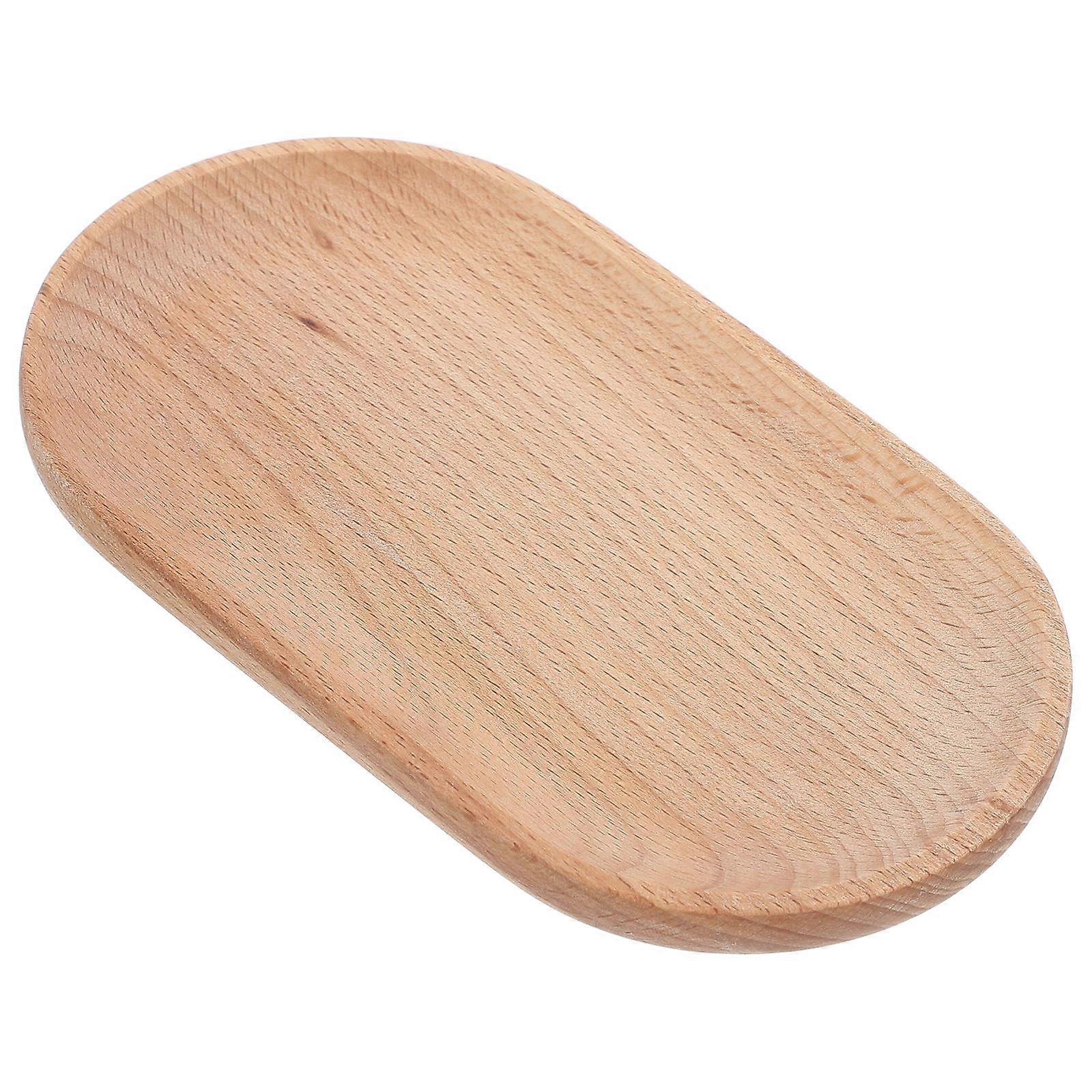 Decorative Table Centerpiece Tray Ideal For Parties With Solid Wood Construction 1Set