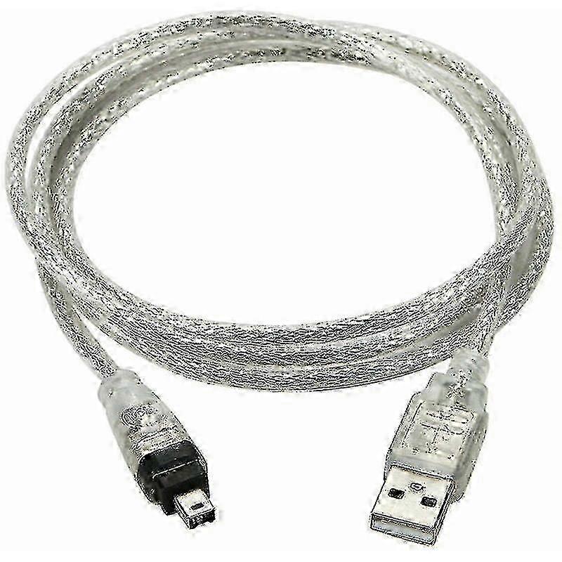 Data Transfer Cable compatible with Sony DCR-TRV75E 4-Pin Firewire to USB