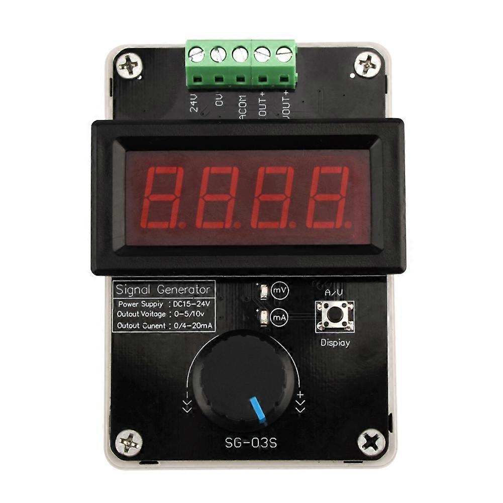 Digital 4-20MA 0-10V Voltage Signal Generator 0-20MA Adjustable Current Transmitter Electronic Measuring Instrument
