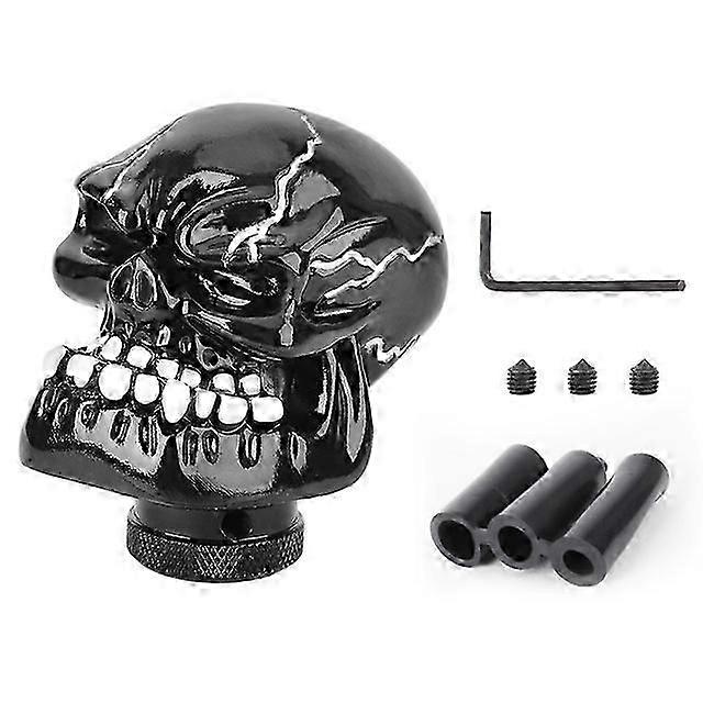 M8 M10 M12 Gear Shift Knob Skull Demon 3 Adapter Manual Automatic Replacement Shifter Stick Shift Heads Car Interior