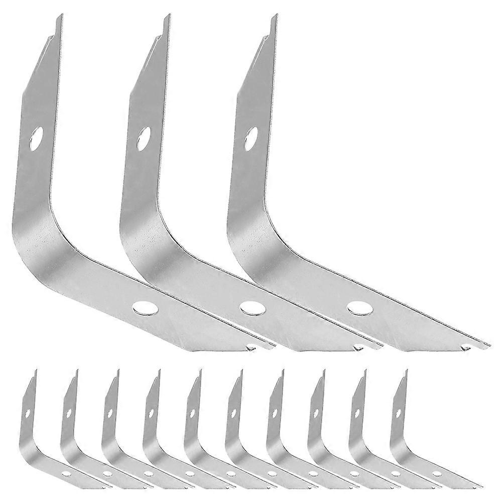 Metal Spring Clips Invisible Corner Brackets for Picture Frame 100Pcs