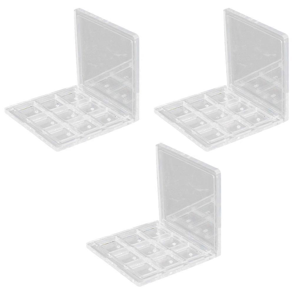Transparent Eyeshadow Storage Case for Storage 15Pcs Empty Cosmetic Box
