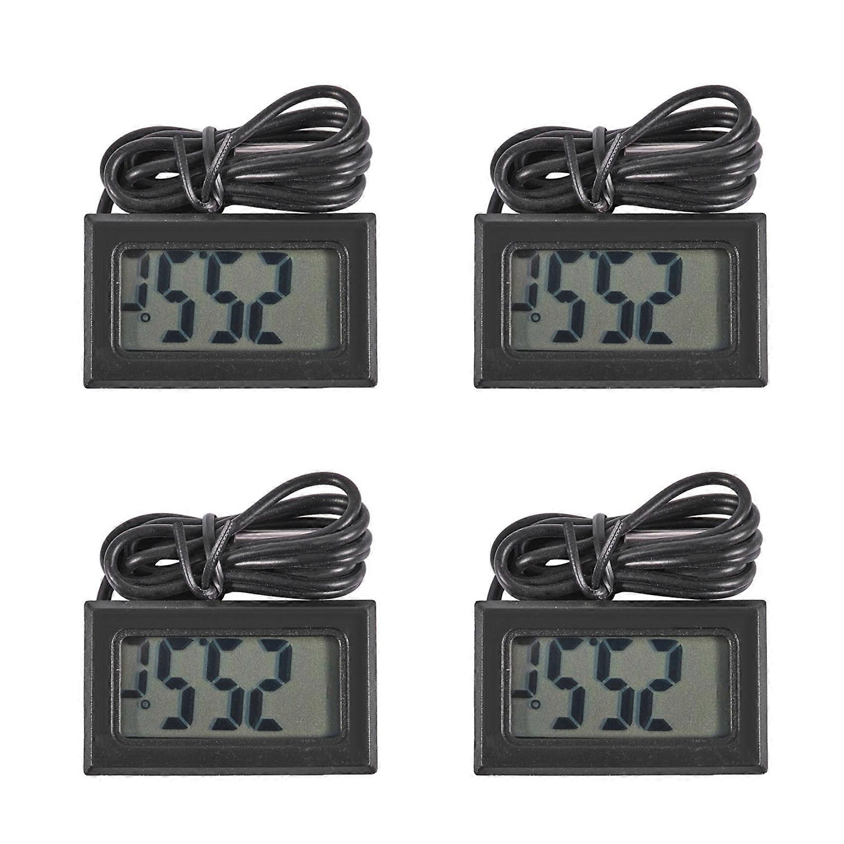 4X LCD Refrigerator Freezer Refrigerator Digital Thermometer Temperature -50 - 110 Celsius
