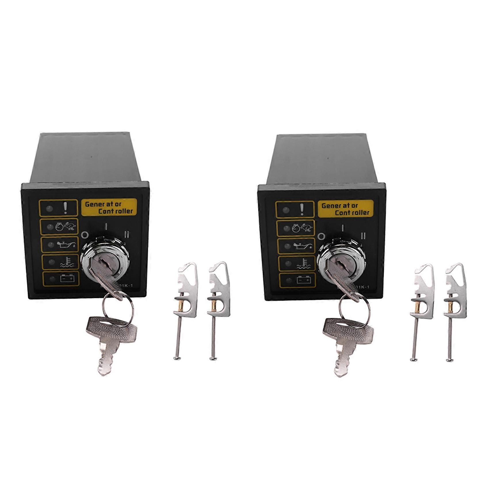 2X DSE501K Generator Controller Unit Replacement Manual Key Start Control Panel Module DSE 501 for Engine Parts