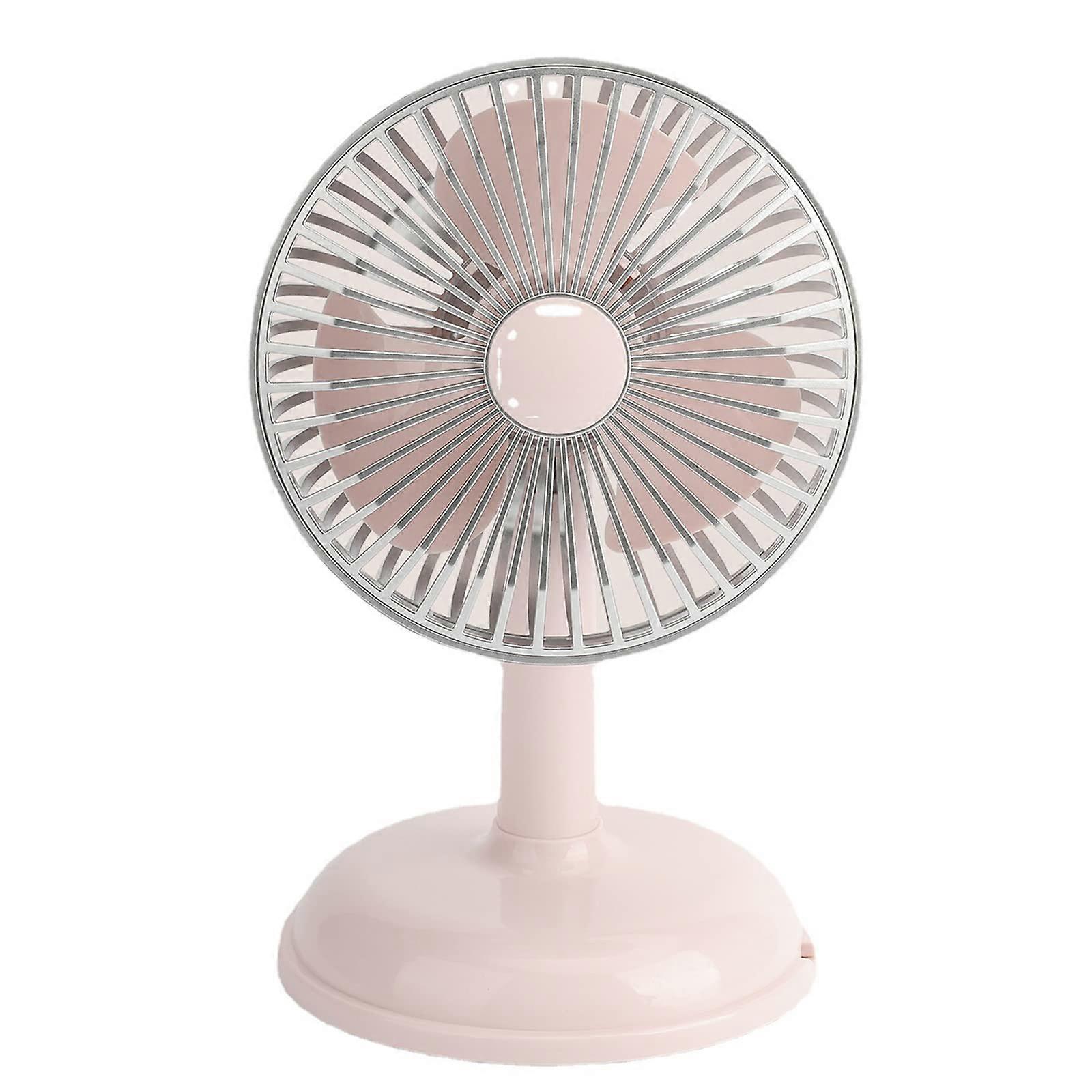 USB Desk Fan Small Portable Quiet Table Cooling with Adjustable Angle for Office and Home