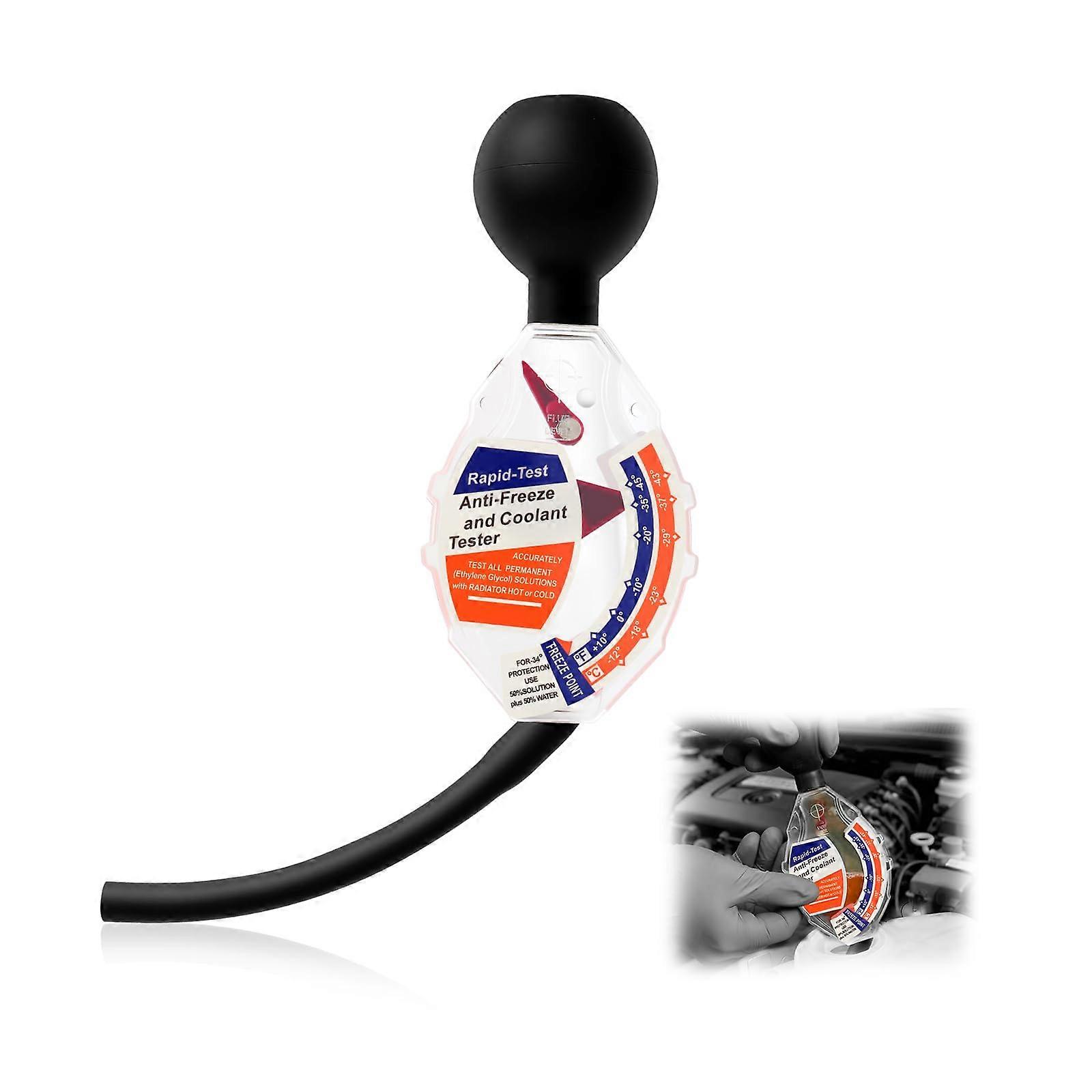 Dual Scale Antifreeze and Coolant Tester with Accurate Temperature Detection for Automotive Use