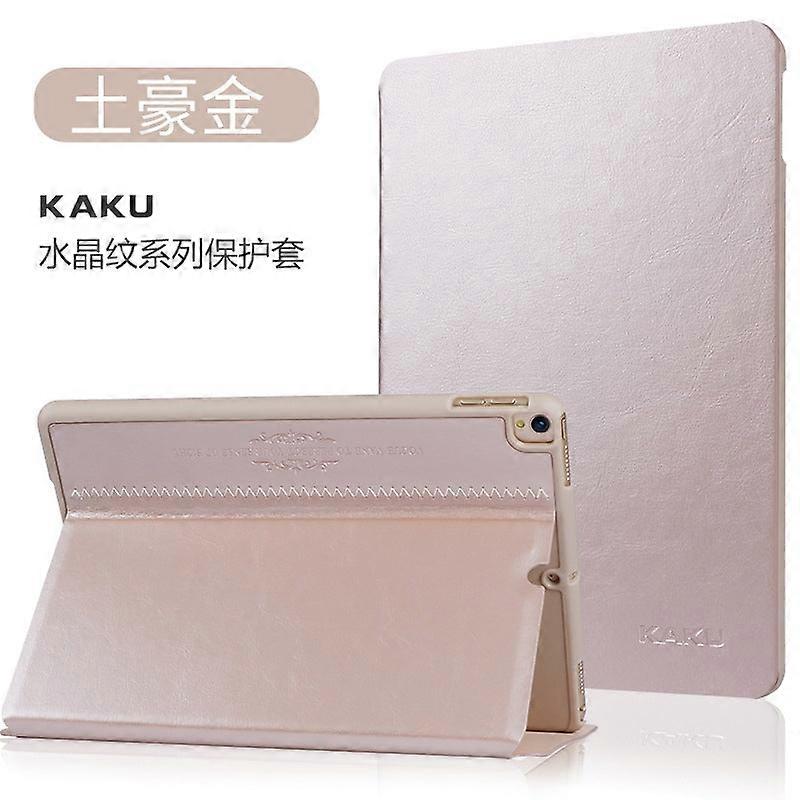 Stylish Case For Ipad Mini 1/2/3 Gold-tone Cool Leather