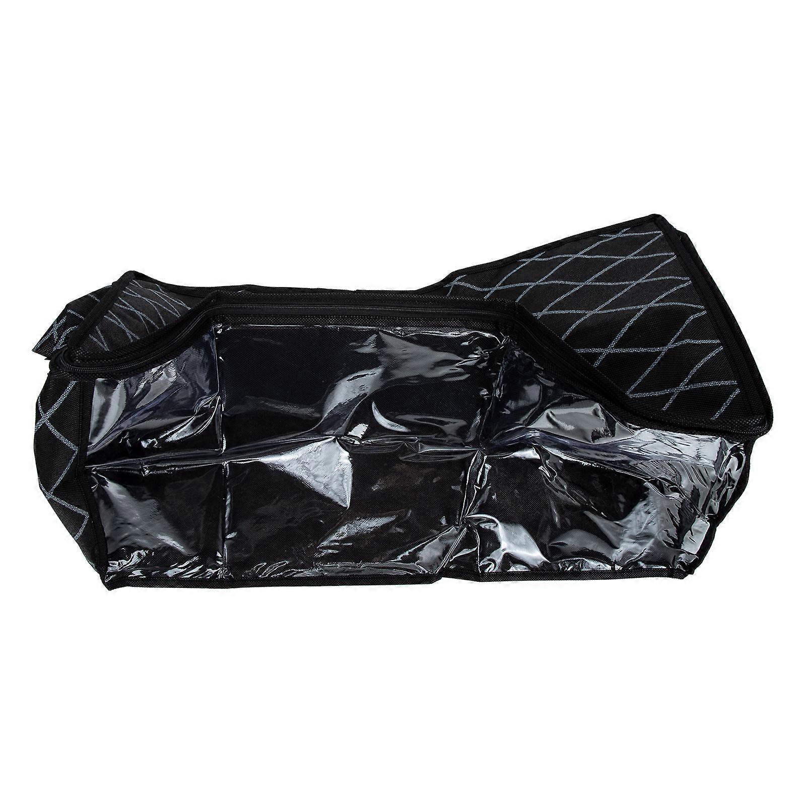 Quilt Storage Bag Foldable for Storage Use 4Pcs Black Multi-Function Organizer