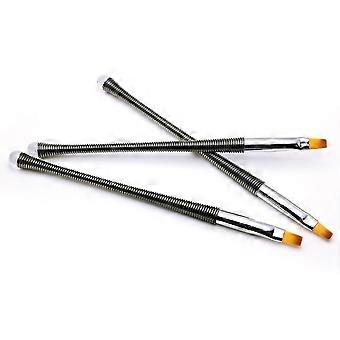 Nagelkunst-Stift Maniküre-Zubehör für Nagelkunst 3-teiliges Set schwarzer Malpinsel