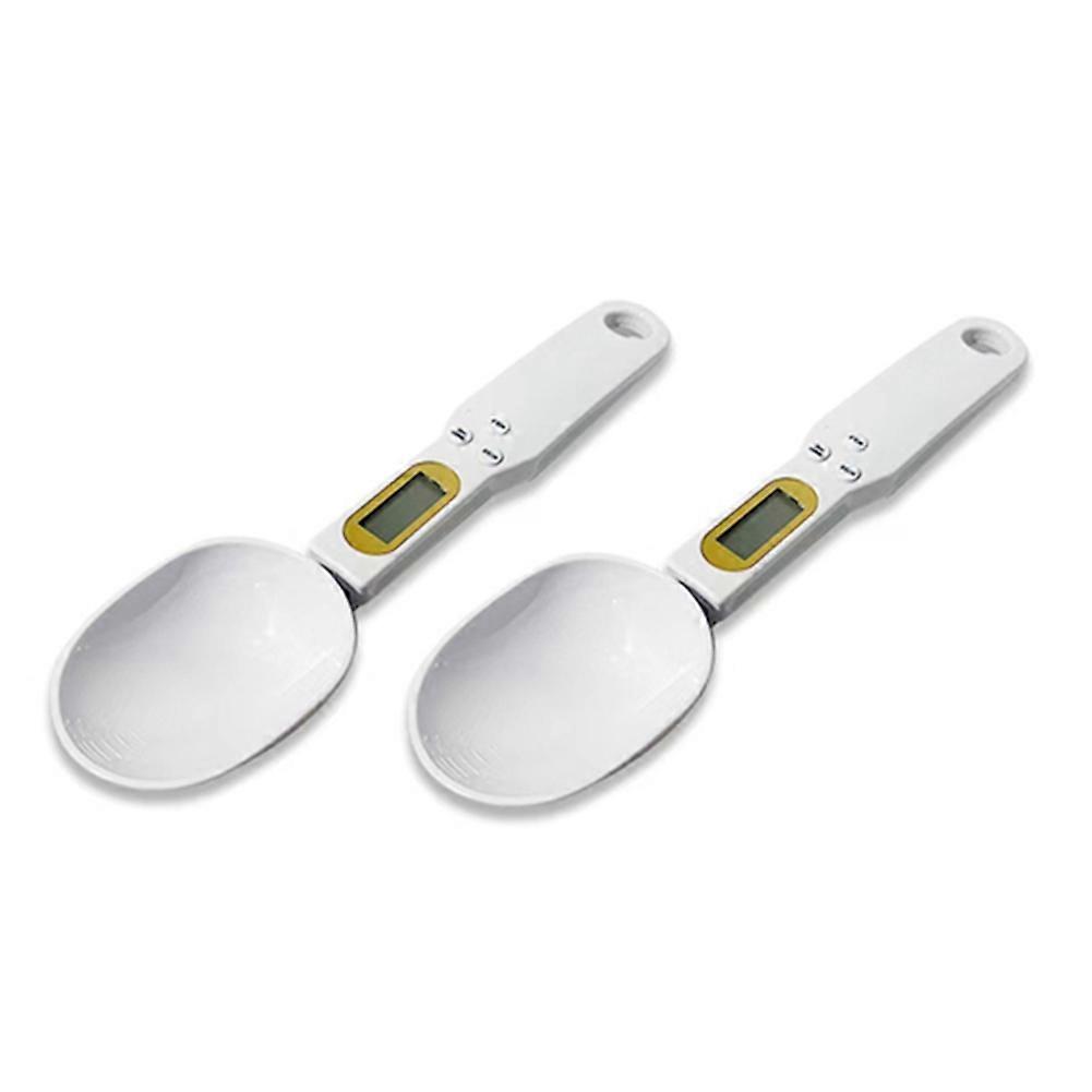 Mini Spoon Scale Digital Kitchen Scale Electronic LCD Scale White