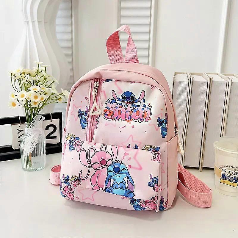 Schoolbag for Primary School Students New Disney Mickey Mouse Cartoon Cute Stitch Casual Backpack Schoolbag for Students