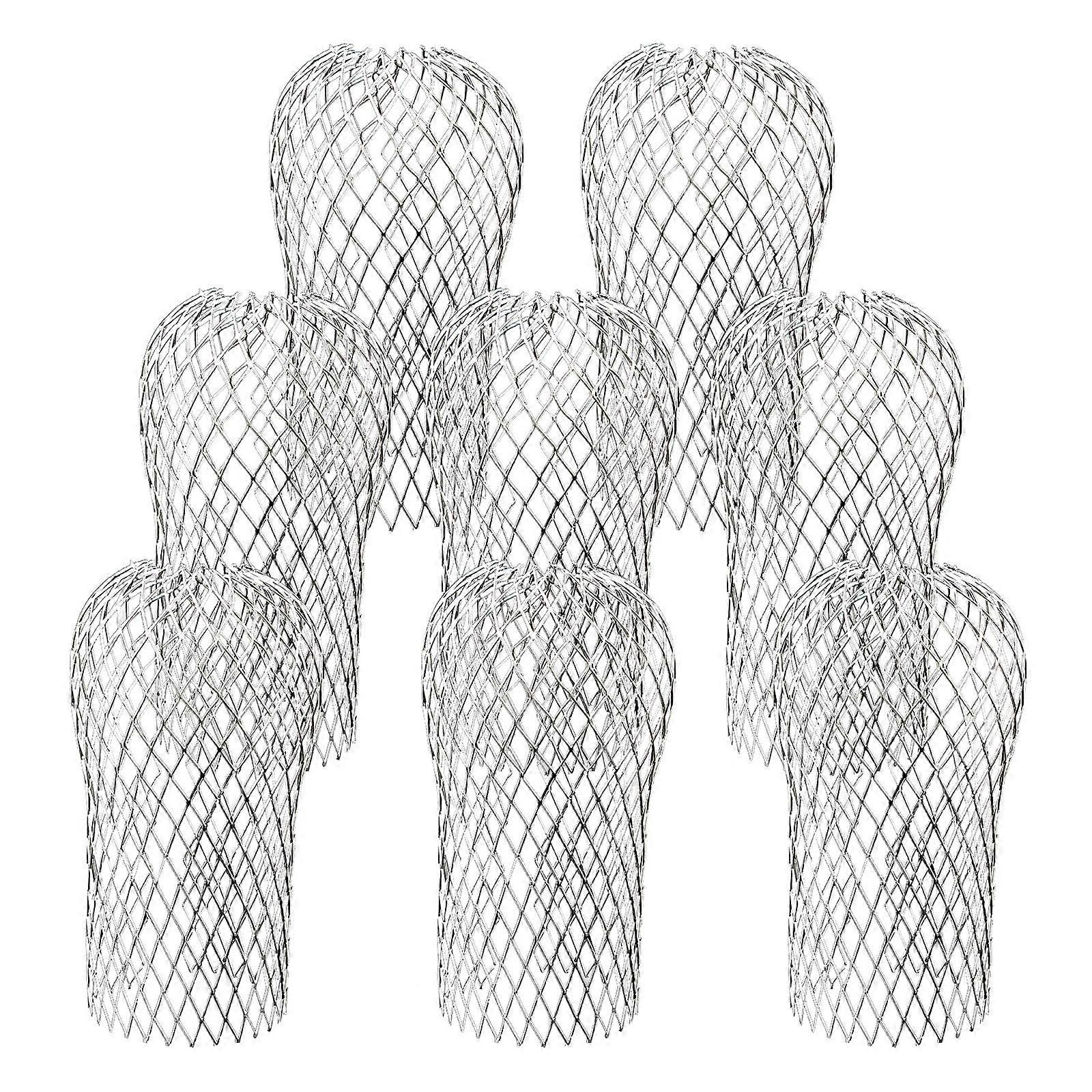 8 Pack Expandable Aluminum Gutter Guard Downspout Filter for Preventing Clogs and Leaf Protection