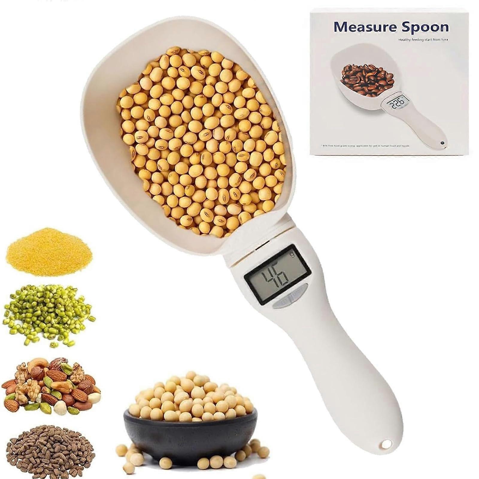 Digital Measuring Spoon with LCD Display, Precision Sensor, 5 Units, Detachable Head for Cooking