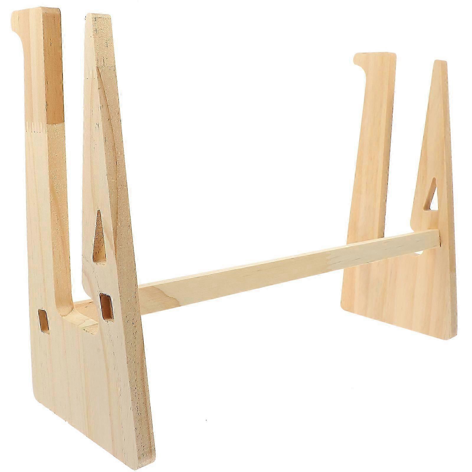 Beige Portable Laptop Stand 3Pcs Riser Holder For Notebook With Posture Improvement Functionality Suitable For Office Workers