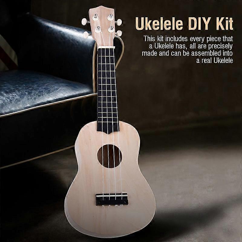 4 Kit Basswood Accessory String 21inch Instrument Ukelele DIY