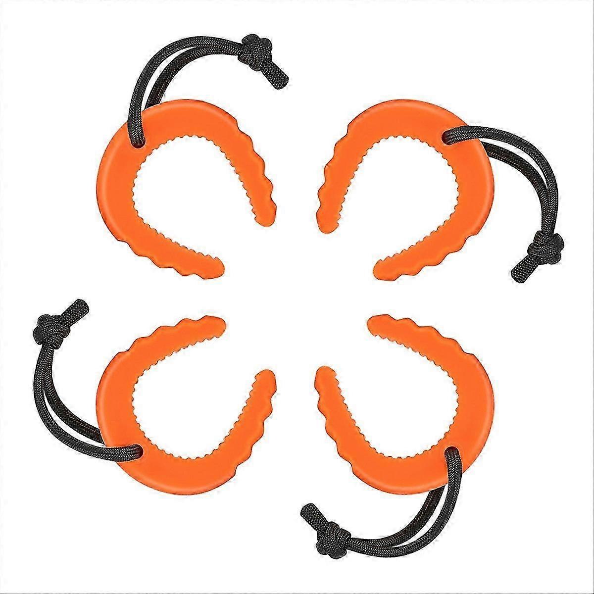 Door Stopper, TPU Material Retractable, 4-Pack, Emergency Response Door Wedge