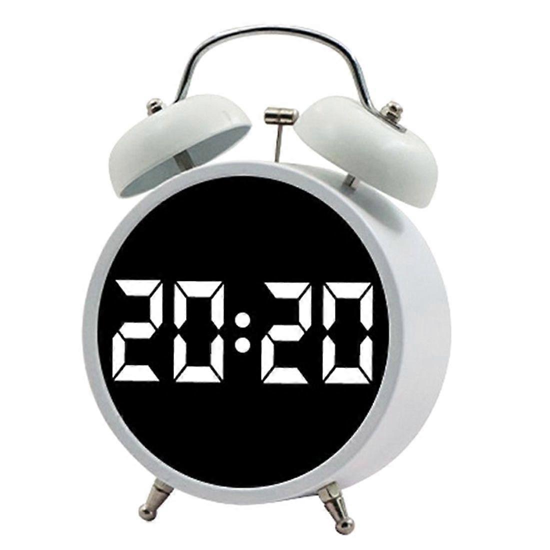 High Quality Extra Large Sound Alarm Clock with LED Screen Simple Number Clock Multifunctional Clock B