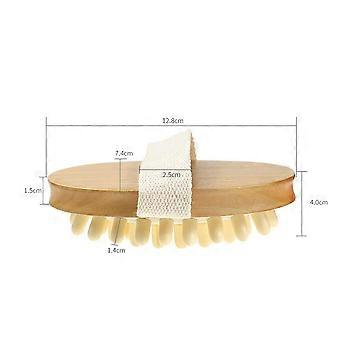 Handliche Körperbürste aus Holz, Spa-Massagegerät für Frauen, ideal für den Heimgebrauch, 1 Set