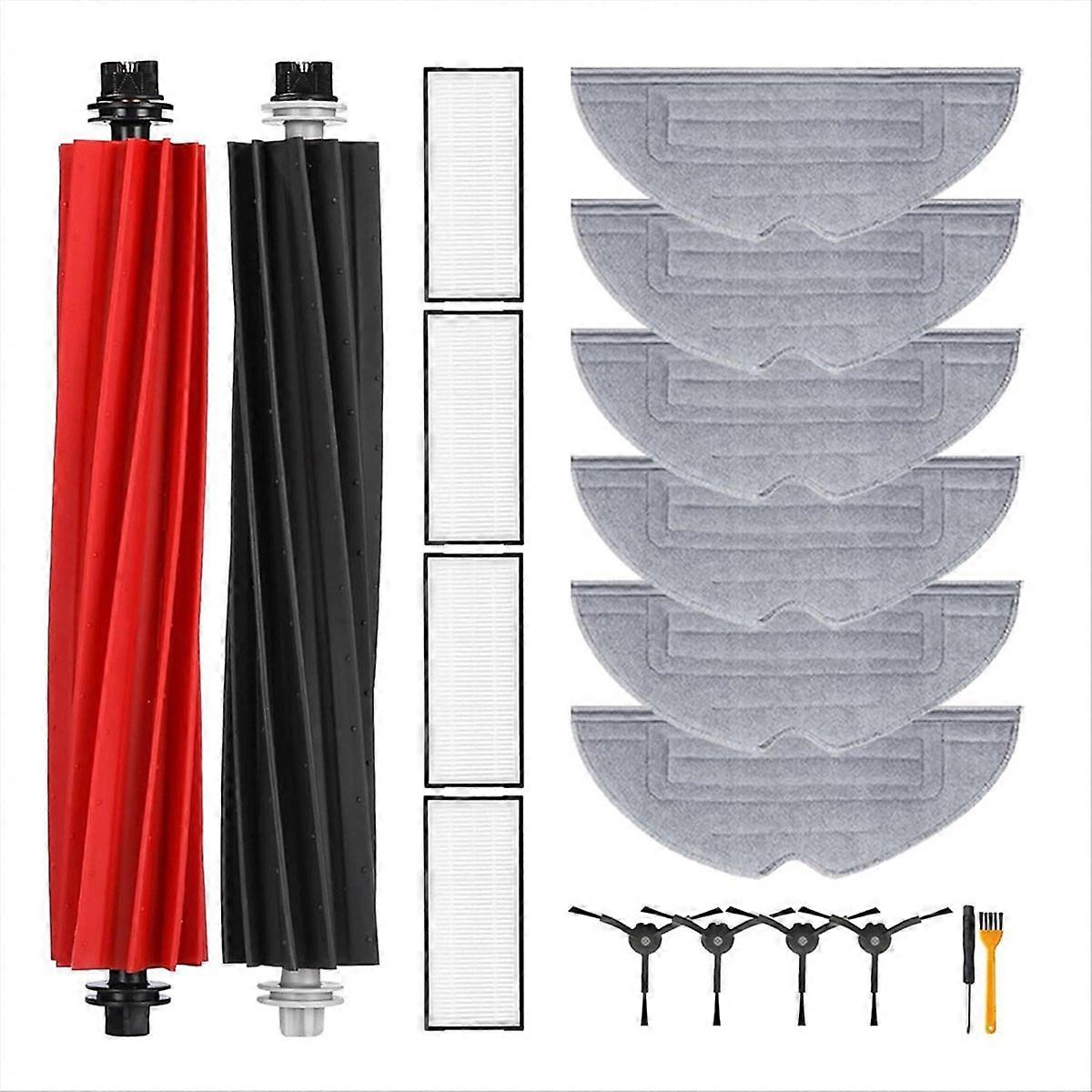 Accessories for Roborock S8 S8 PLUS S8+S8 Pro Ultra Main Side Brush Hepa Filter Mop Cloth Pad Replac
