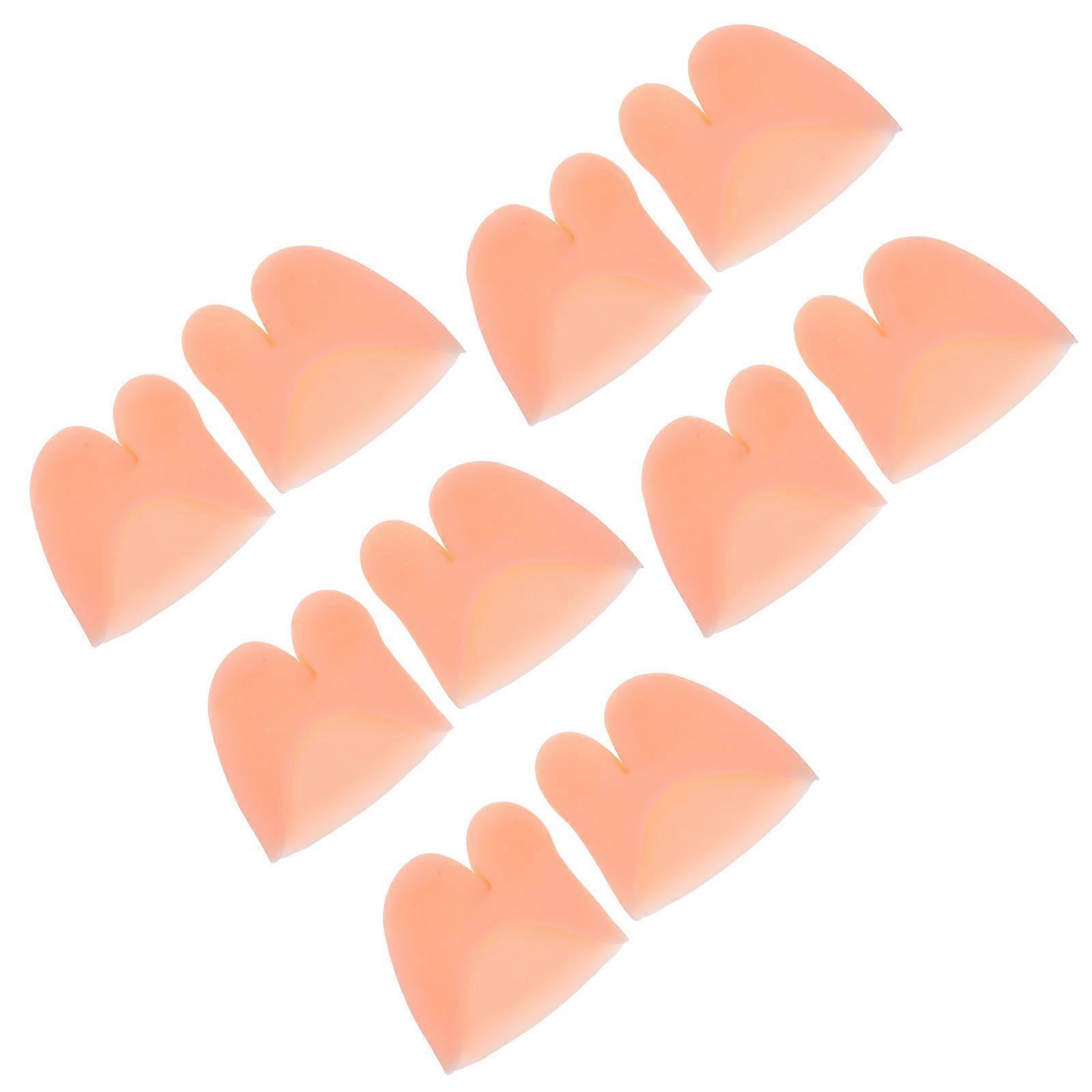 Ballet Toe Pad Silicone Forefoot Protector for Dance Use 5Pairs