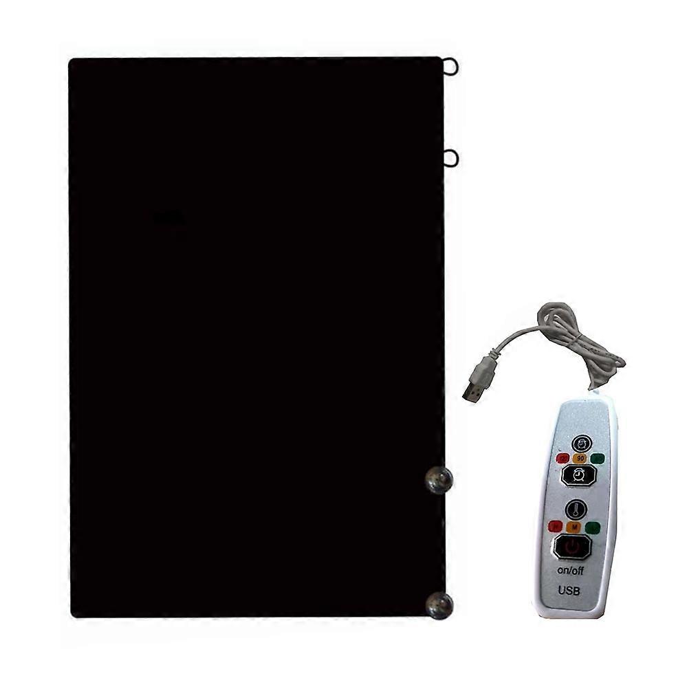 Winter Heating Blanket for Home Use Electric Warming Shawl 3Pcs Black