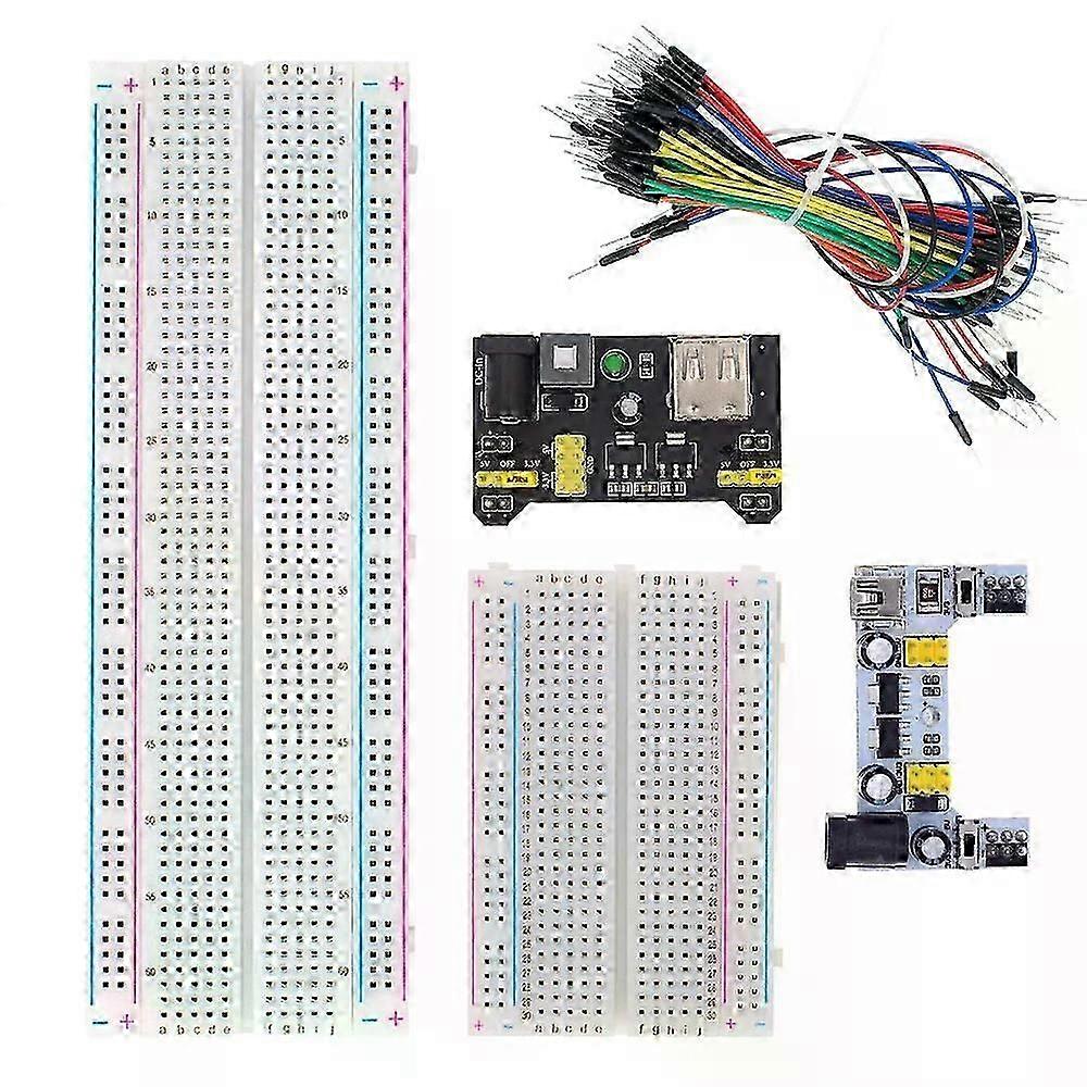 MB-102 MB102 Breadboard 400 830 Point Solderless PCB Bread Board Test Develop Dupont line DIY for arduino laboratory SYB-830