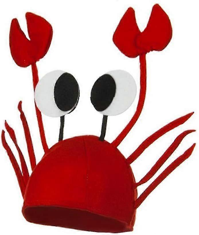 2023 Lobster Hat Red Crab Shape Hat Adjustable New