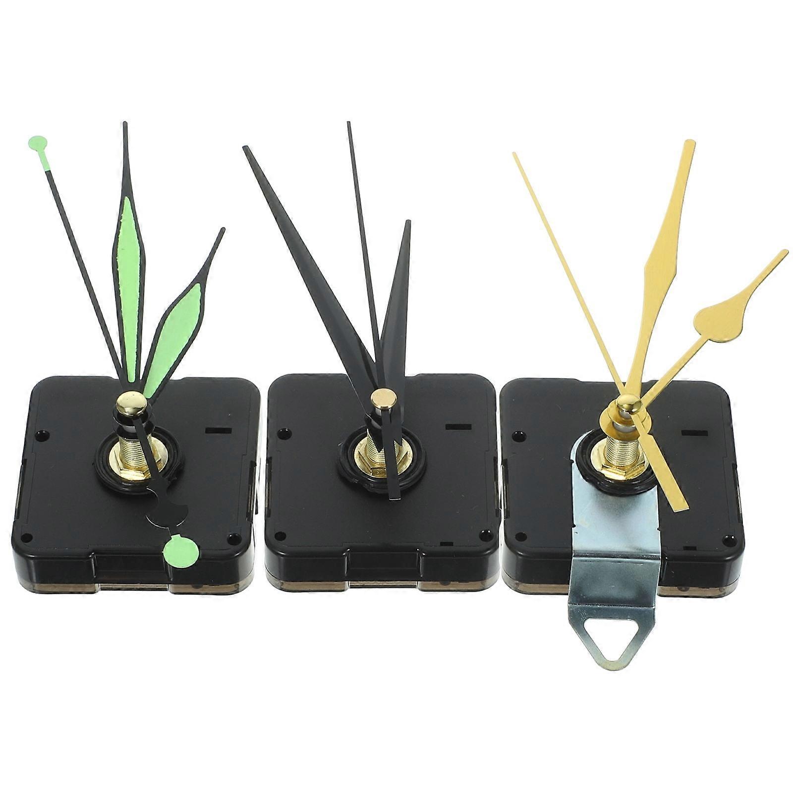 6 x Clock Hands Sets Plastic Assorted Color Clock Mechanism Replacement