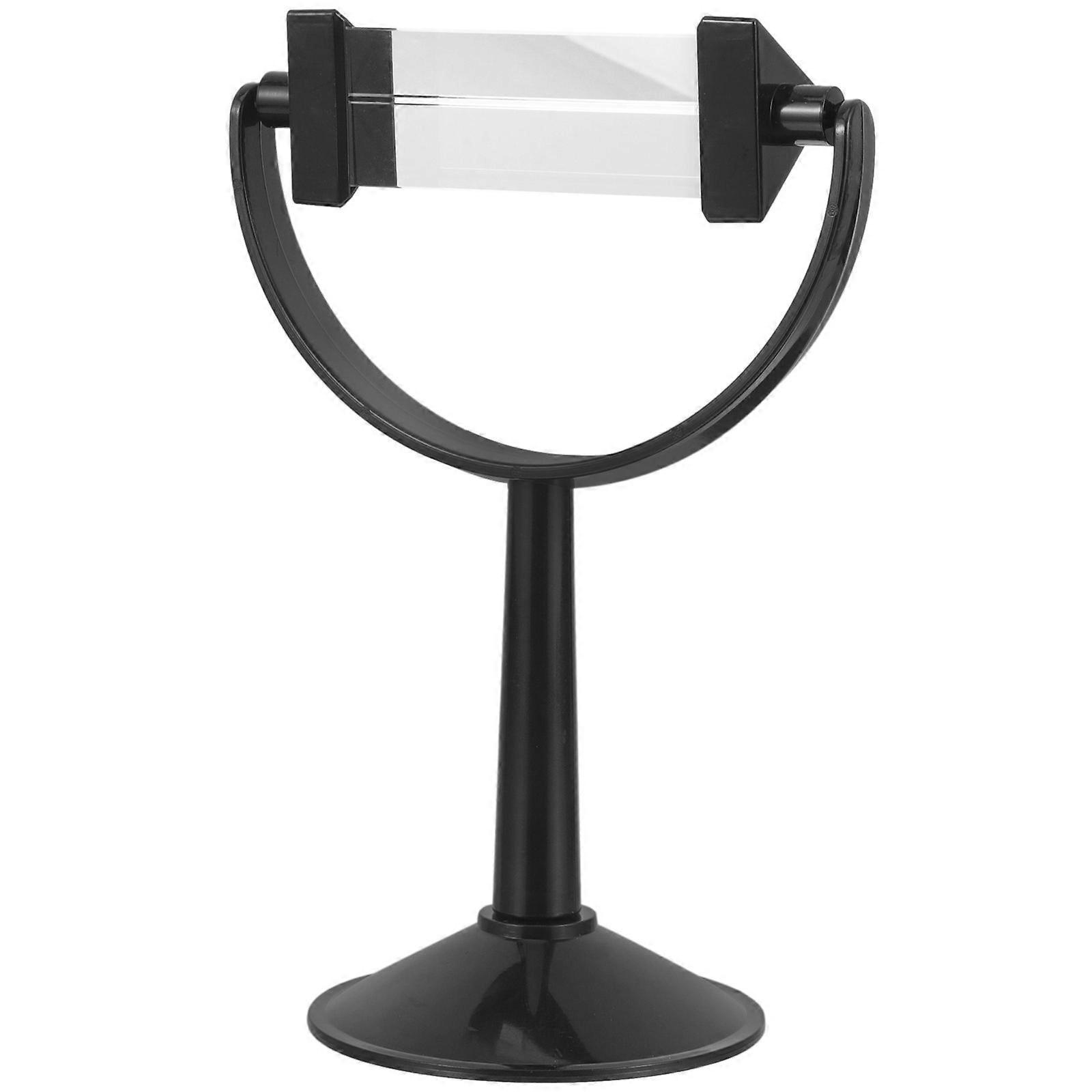 Optical Glass Triangular Prism Teaching Triangular Prism for Physics Light Spectrum with Stand