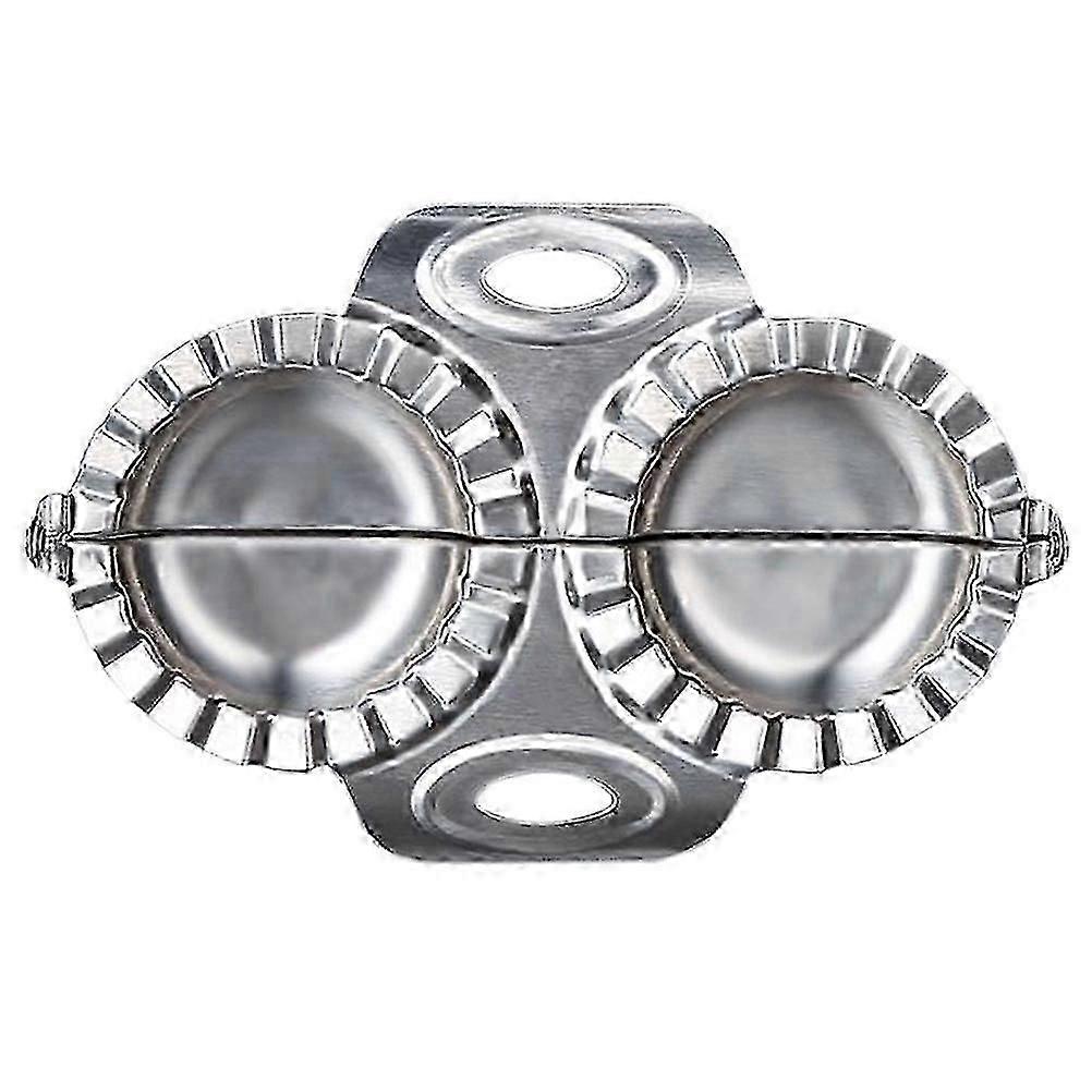 Durable Dumpling Mold Dumpling Making Tool Stainless Steel Dumpling Maker for Home Kitchen Restaurant (Silver)