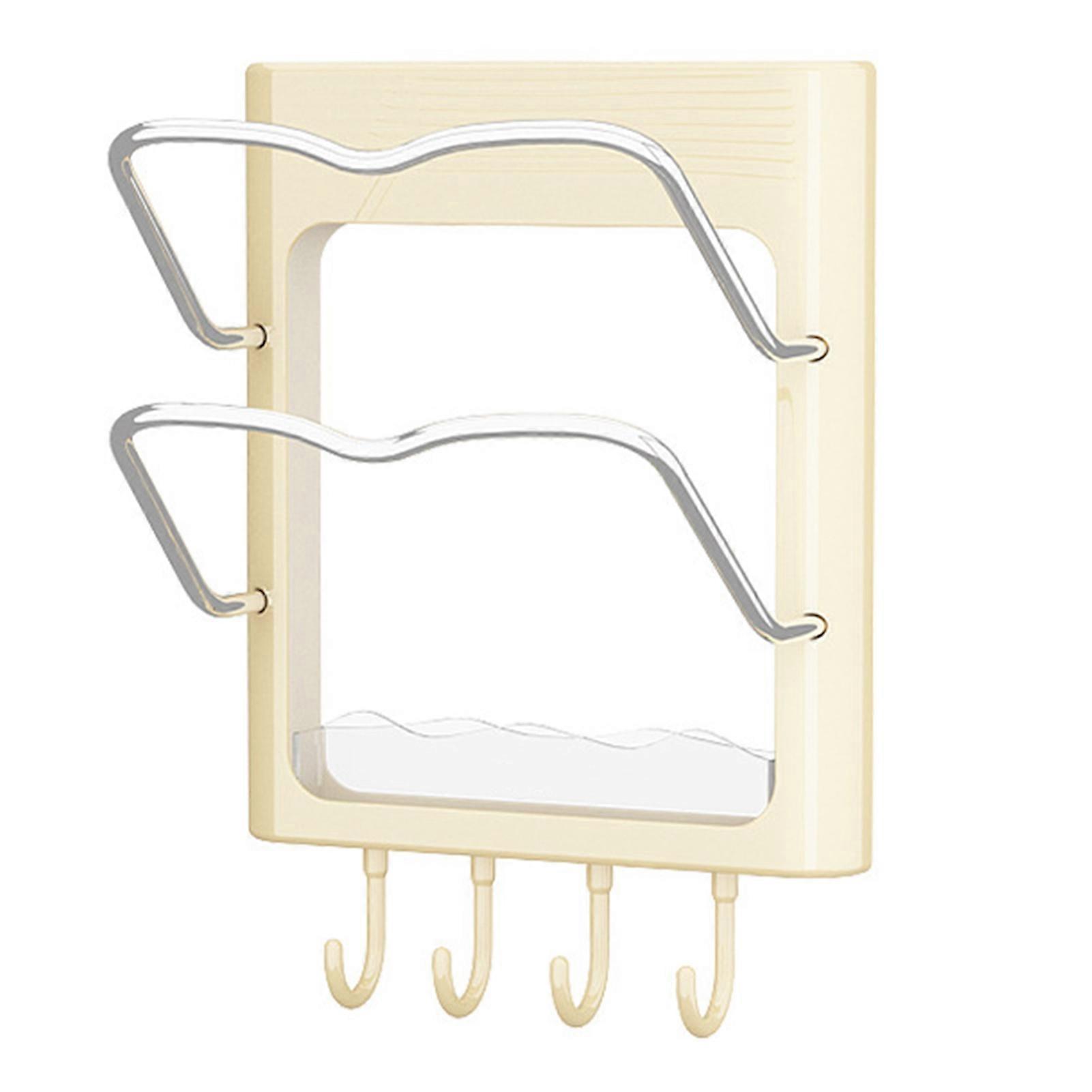 Wall Mounted Storage Rack - Holds Large & Small Items - for Bakeware