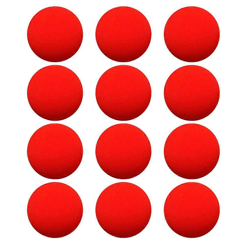 Red Sponge Ball Magic Sponge Ball for Trick Performance 12Pcs Set