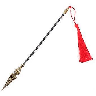 Cosplay Metal Fire-Tipped Lance Fire-Tipped Lance for Decoration Toy