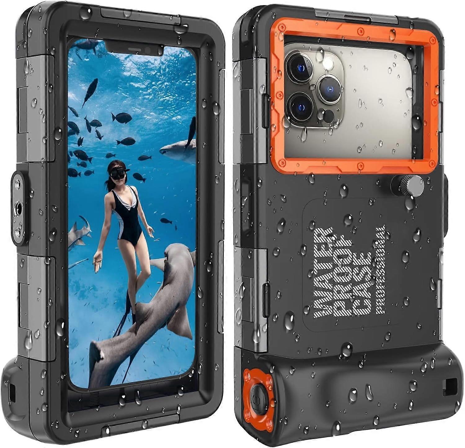 Waterproof Case Compatible with iPhone 17/16/15/14 Pro Max