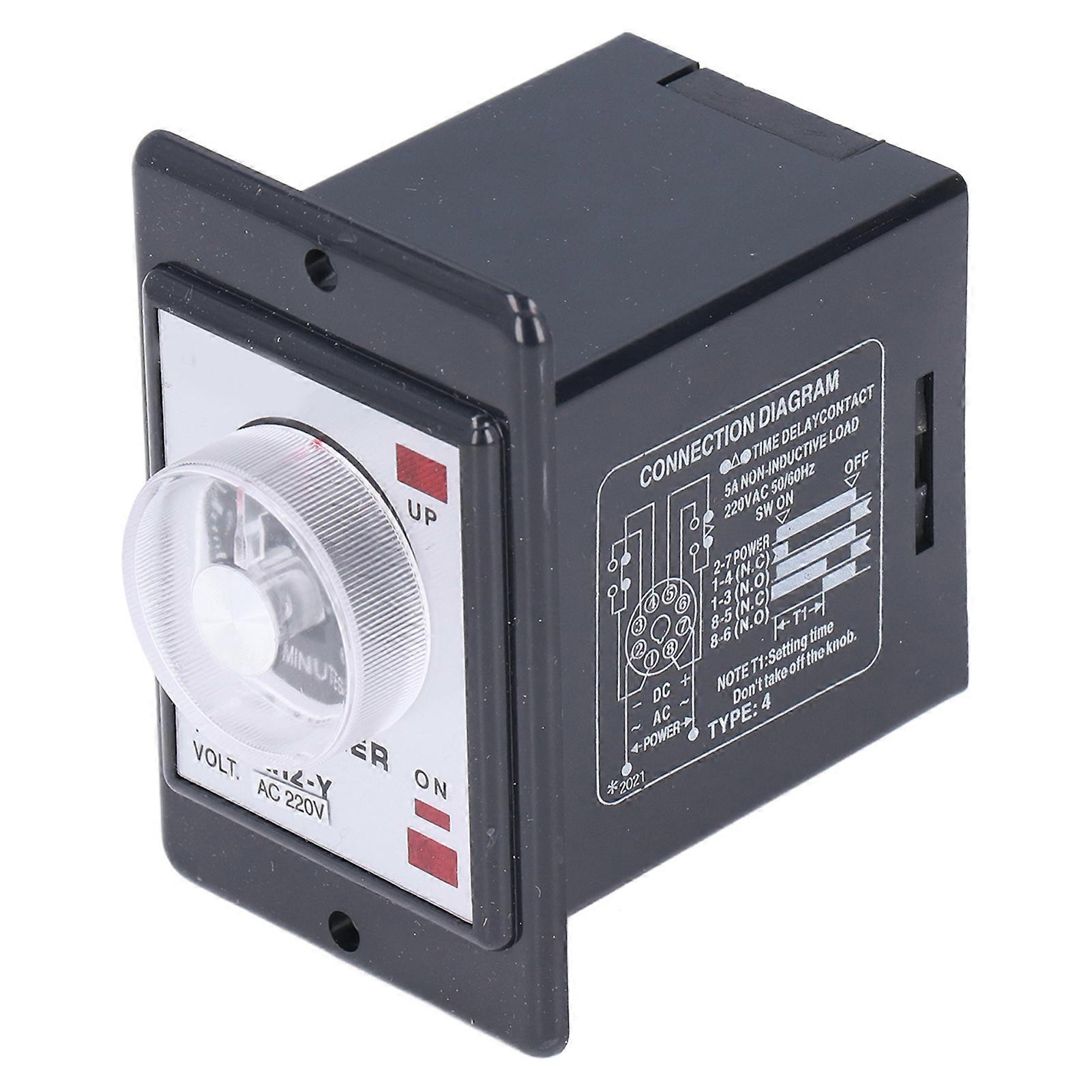 Time Relay 8 Pin 6M Stable Performance Precise Circuit Board Thickened Shell Time Controller220VAC