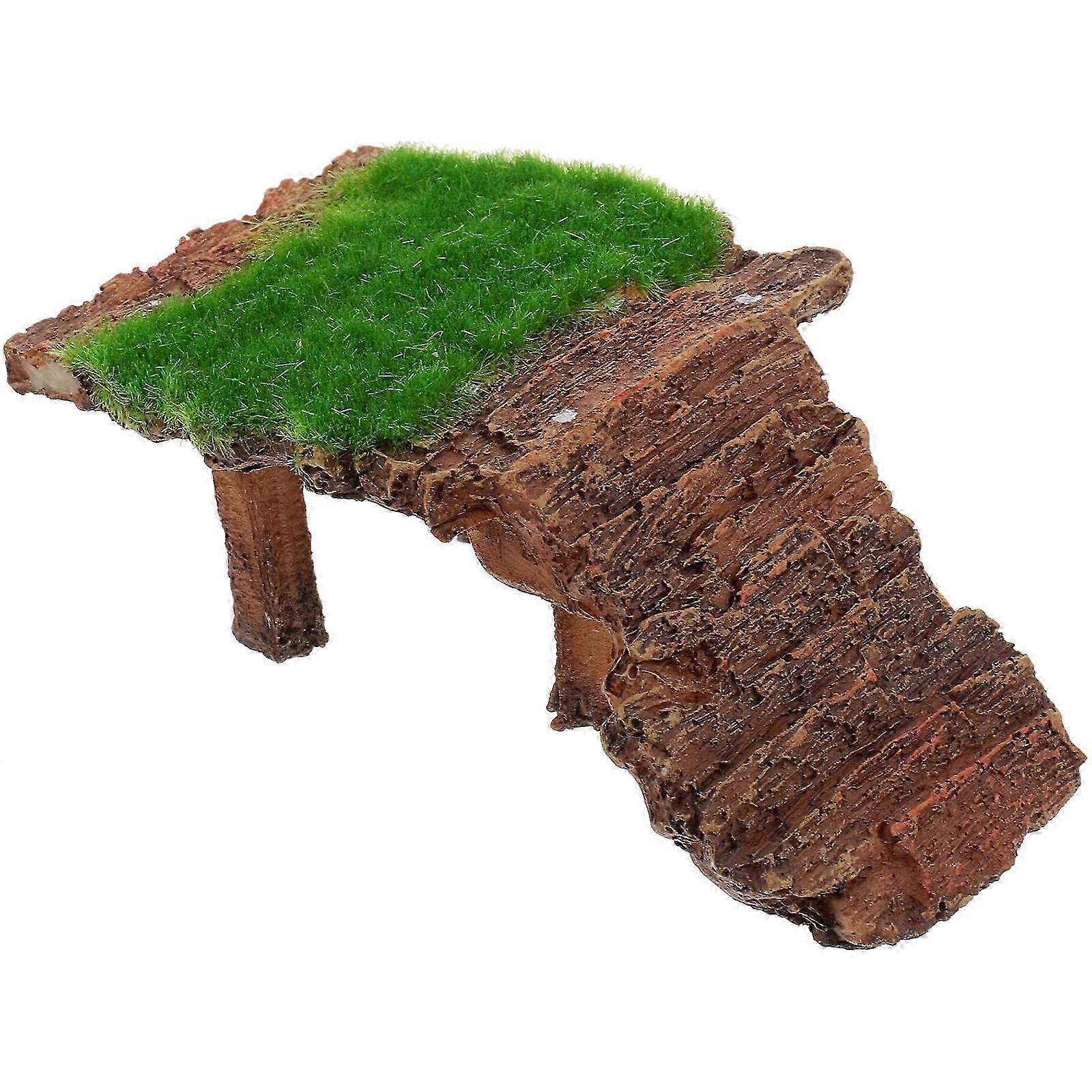 Aquatic Turtle Basking Platform Rockery for Tank Decoration 2Pcs