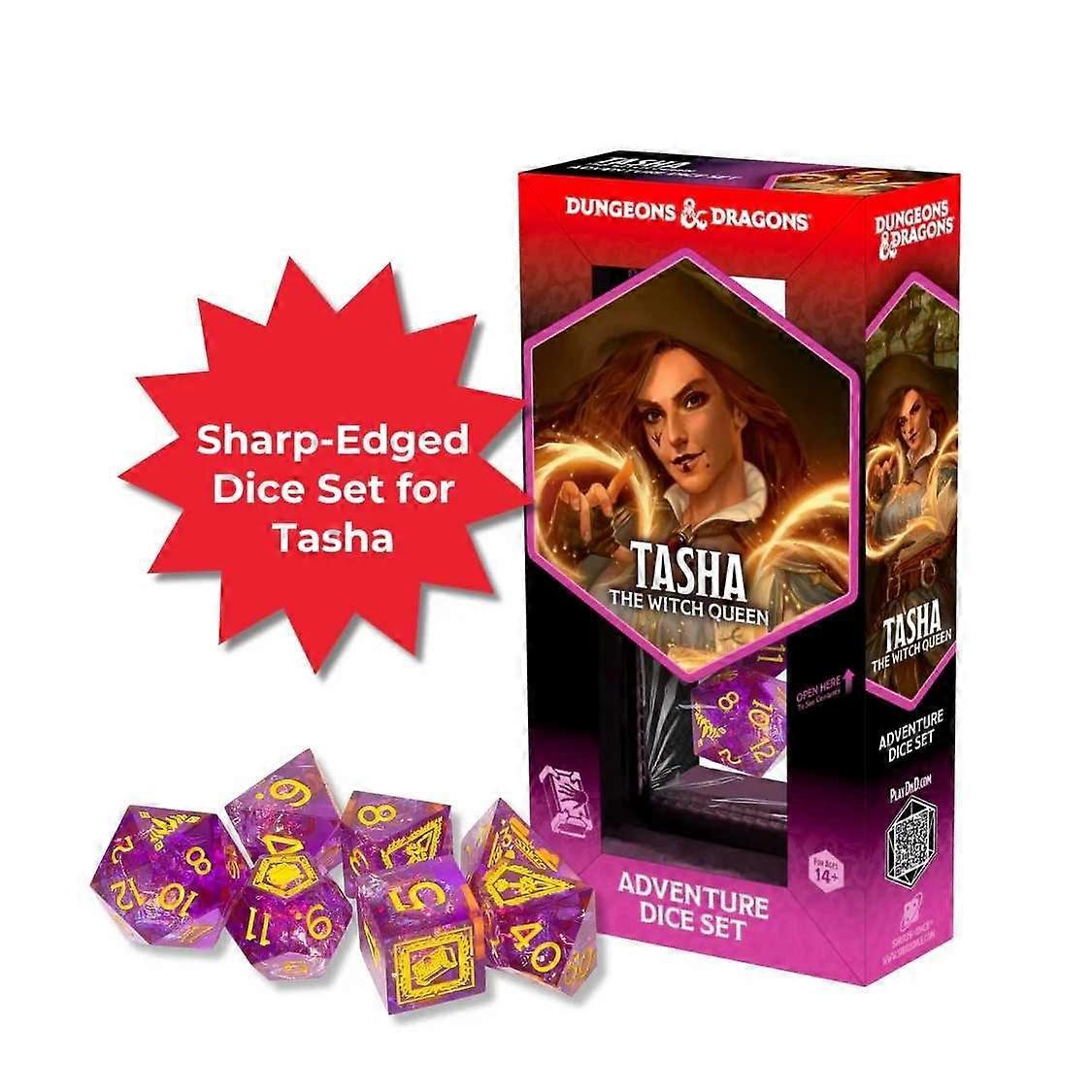 Dungeons & Dragons Adventure Dice Set Tasha the Witch Queen Sharp-Edged Dice Set