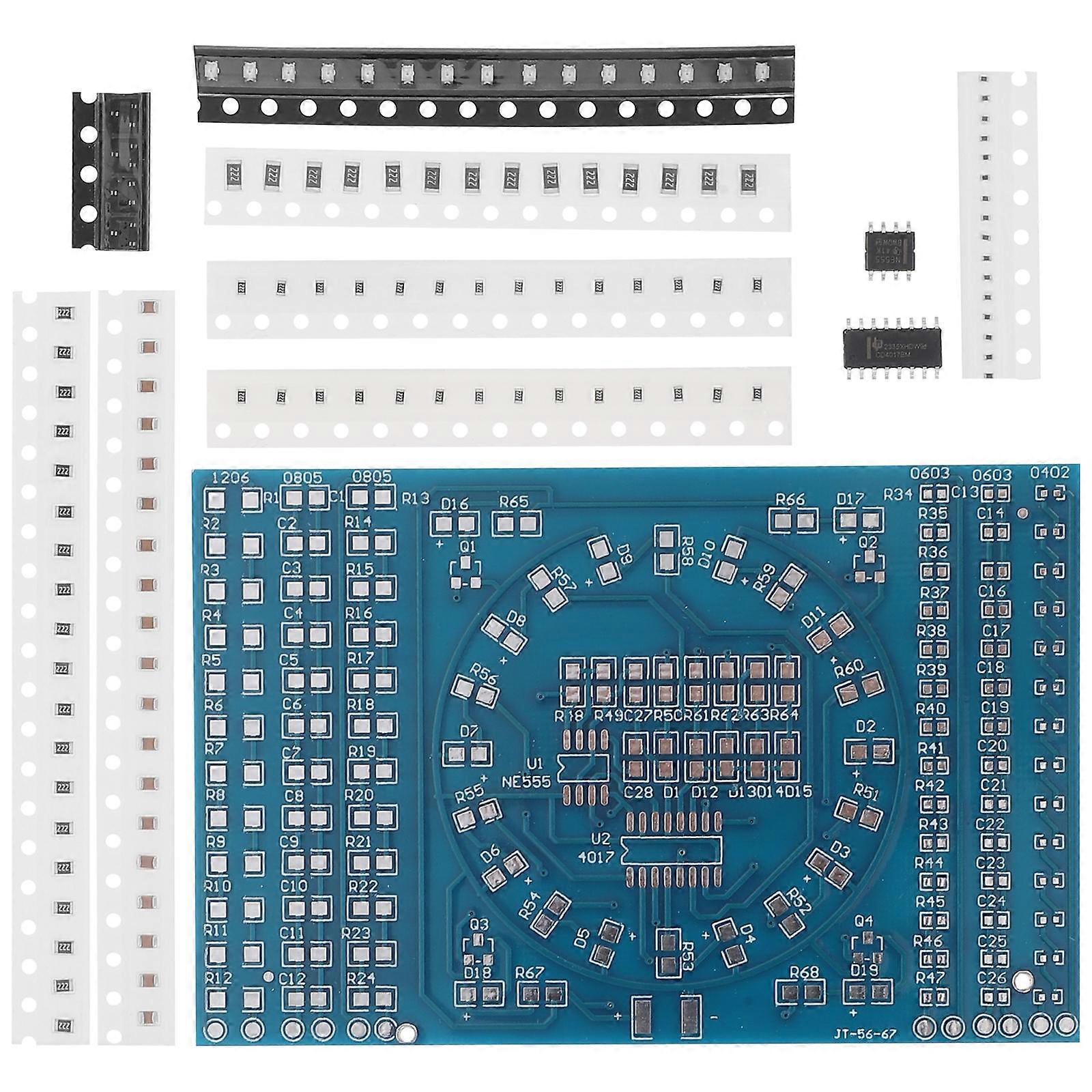 1 Set Soldering Practice Kit Soldering Board Component PCB Board DIY Soldering Practice Kit