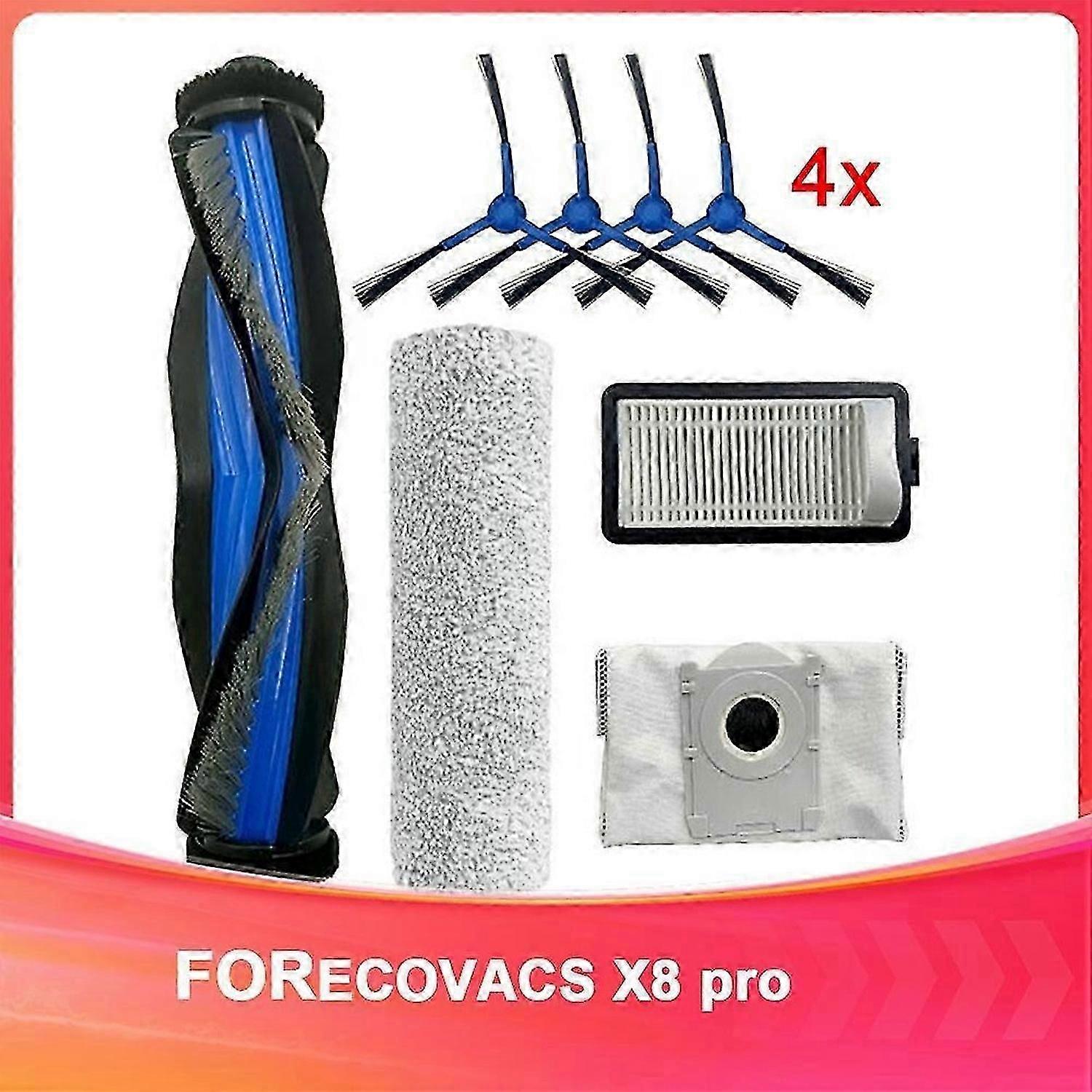 compatible with ECOVACS X8 Pro Replacement Consumables Sweeper Consumables