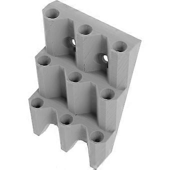 Mounted Dart Holder Rack with 9 Slots Steel Display Organizer for Soft and Steel Tip Darts,