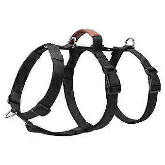 Dog Harness Vest Training Harnesses Strong Heavy Duty Vest with Soft Handle for Large Dogs Black