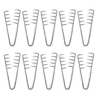 10 Stück Volumen-Haarstylingkämme mit breiten Zinken – Stylingkämme für flauschige Textur – Volumenkamm für den täglichen Gebrauch – Maximaler Halt am Haaransatz – Volumen-Tool für Haare