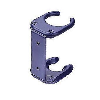 Hair Dryer Holder Wall Mount compatible with HD18 Metal Hair Dryer Rack with Self Adhesive Installation Stand Bl