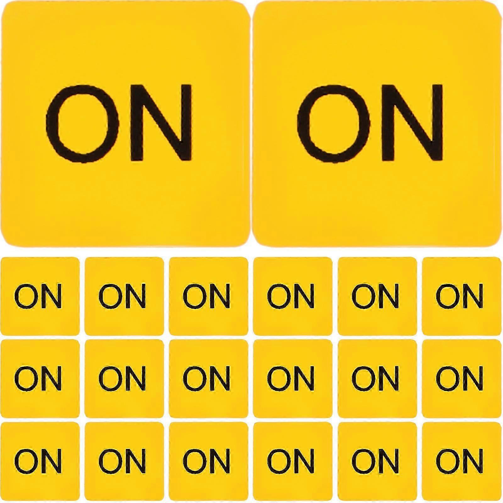 20pcs Device Switch Label Sticker On/Off Caution Switch Sticker Device Switch Stickers