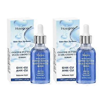 10% GHK-CU 5% AHK-CU kopparpeptidserum Kraftfull hårväxtbehandling, minskar håravfall och gör håret tjockare