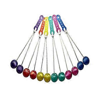 12Pcs fidget baller lysende leketøy pro-ball lato-lato ball antistress støy maker nyhet leketøy